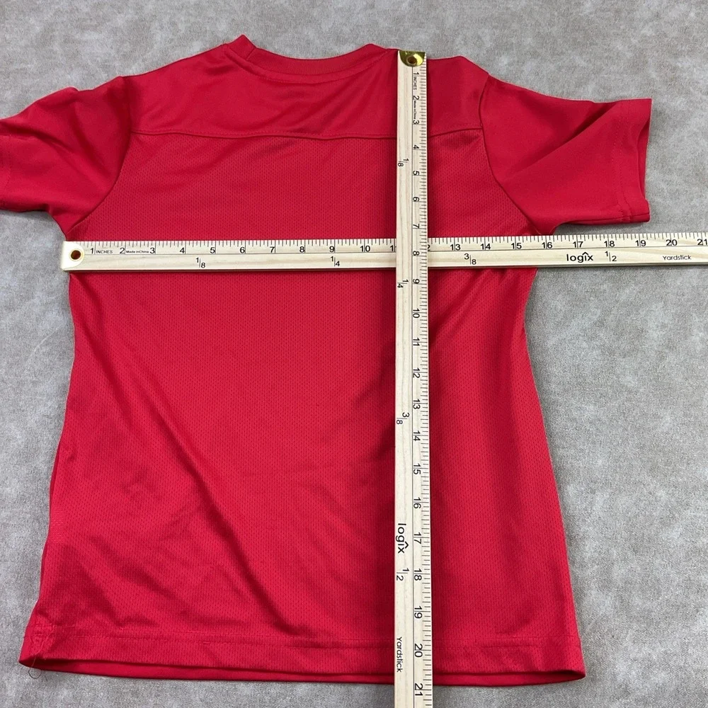 Nike T-Shirt Sz M Park VII Jersey Shirt Kids Youth Mini Swoosh Tee Red BV6742